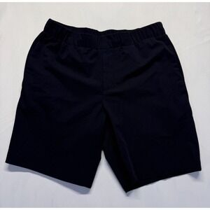 H&M Shorts Mens Small Navy Blue Stretch Relaxed Fit Elastic Drawstring Waist‎